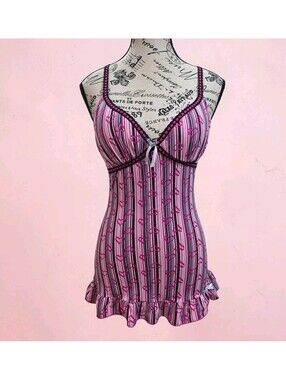 Native Intimates Y2K Coquette Chemise Nighty S Women's